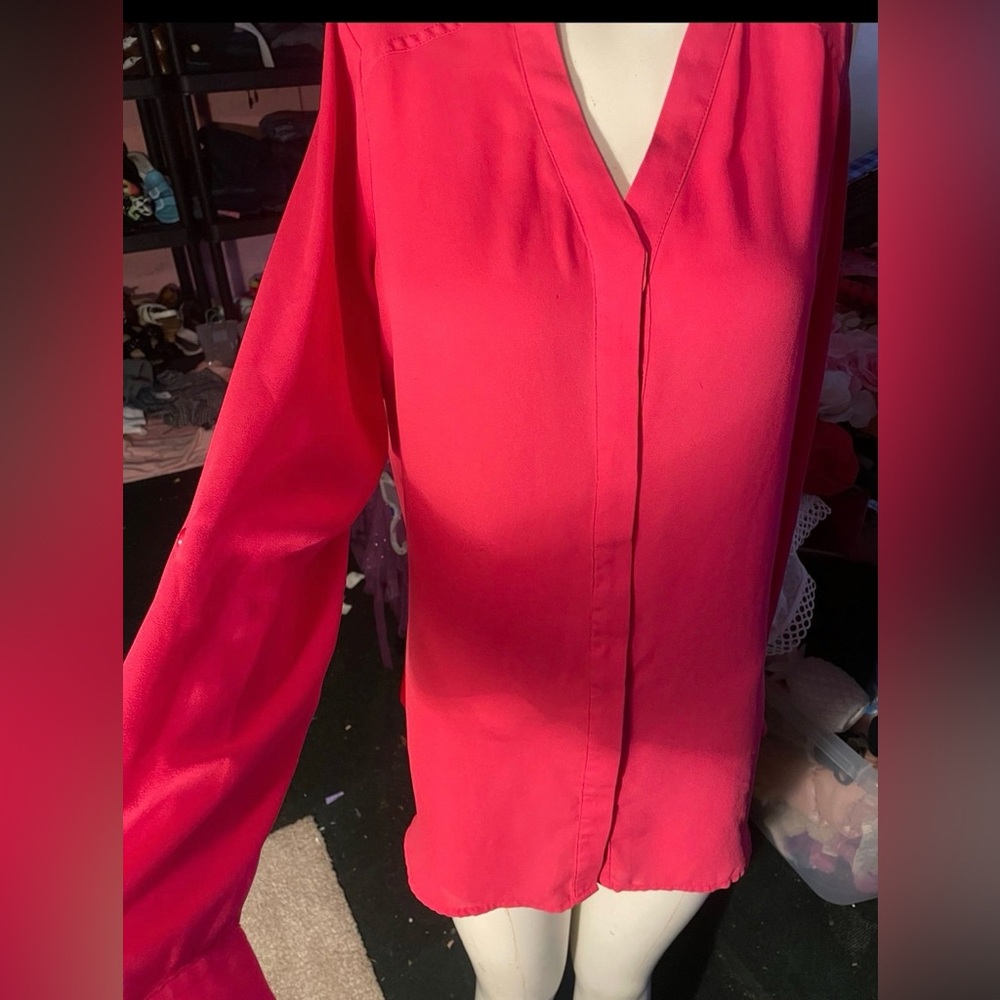 Apt. 9 Women's Vivid Red Blouse